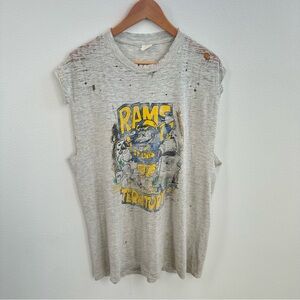Vintage Rams football sleeveless tee